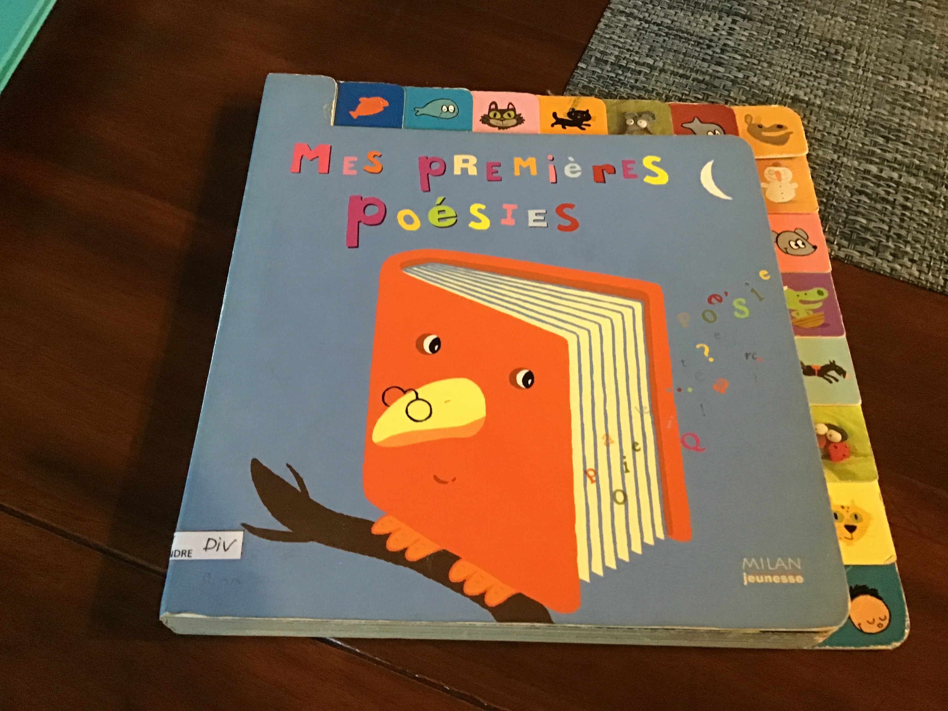 Mes premières poésies - Click to enlarge picture.