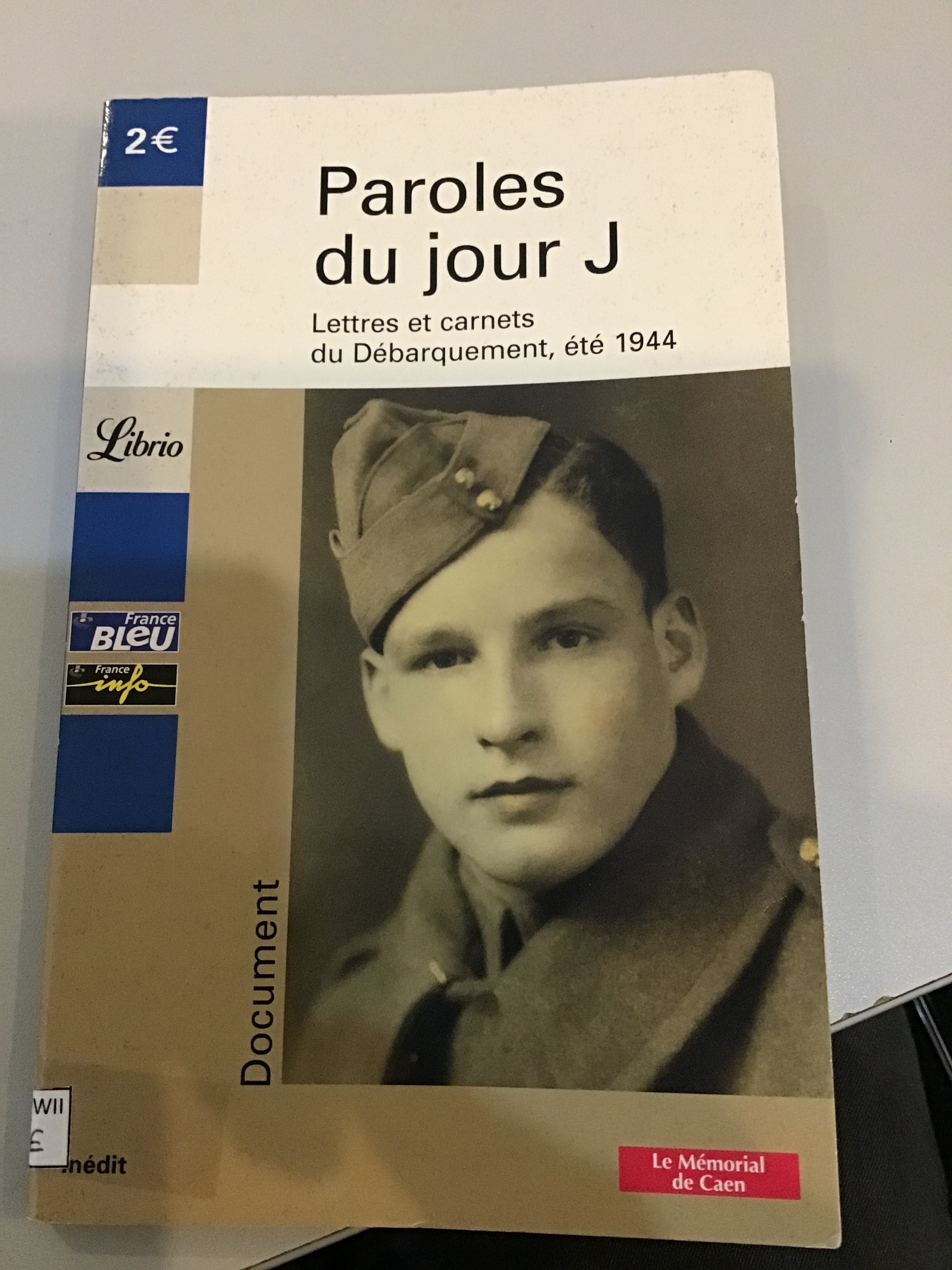 Paroles du jour J - Click to enlarge picture.