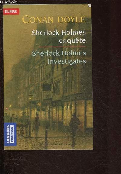 SHERLOCK HOLMES ENQUETE - Click to enlarge picture.