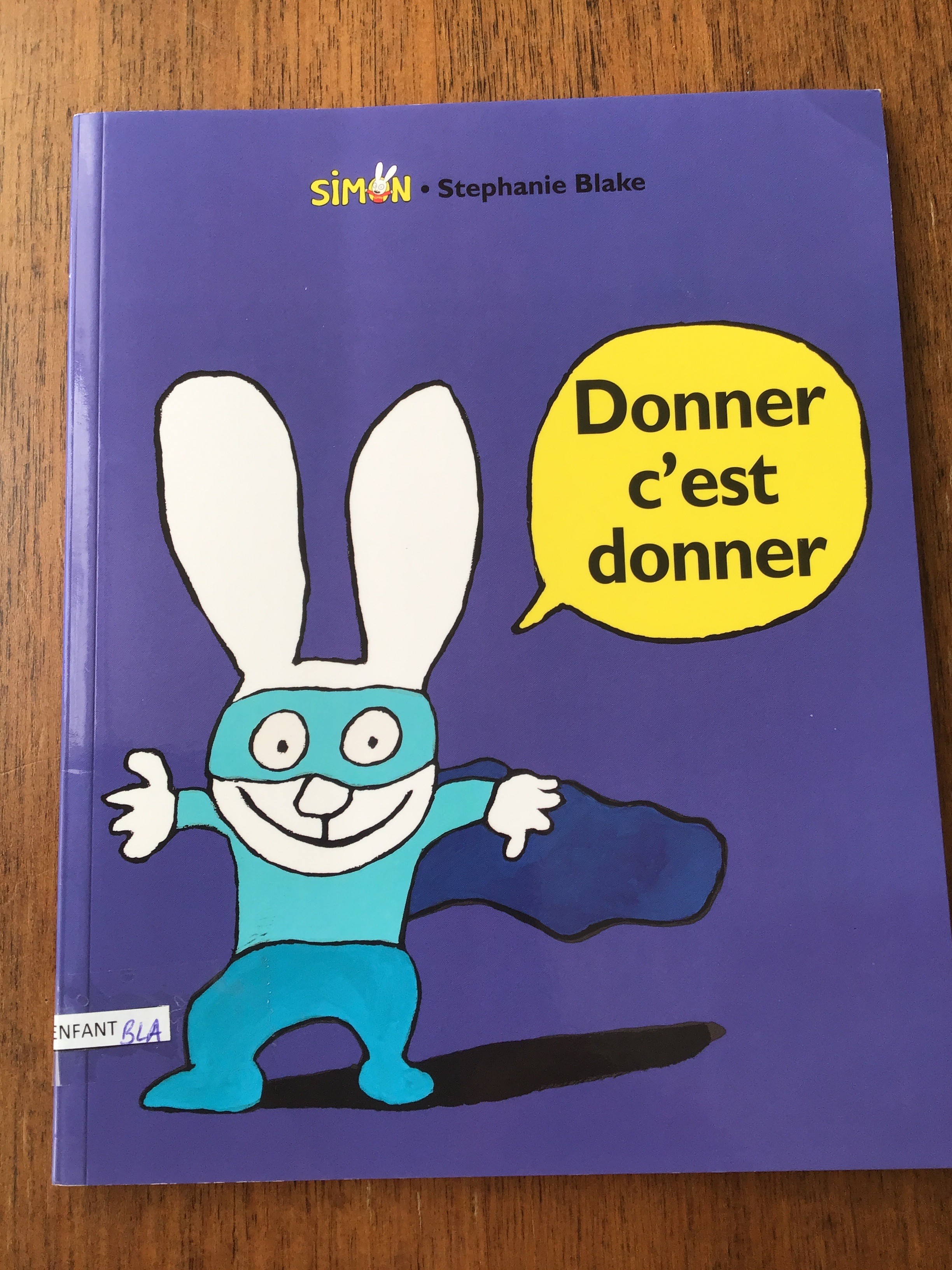 Donner c’est donner - Click to enlarge picture.