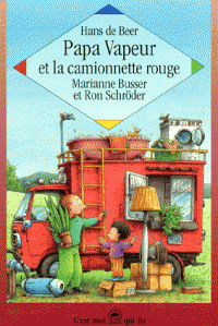 Papa Vapeur et la camionnette rouge - Click to enlarge picture.