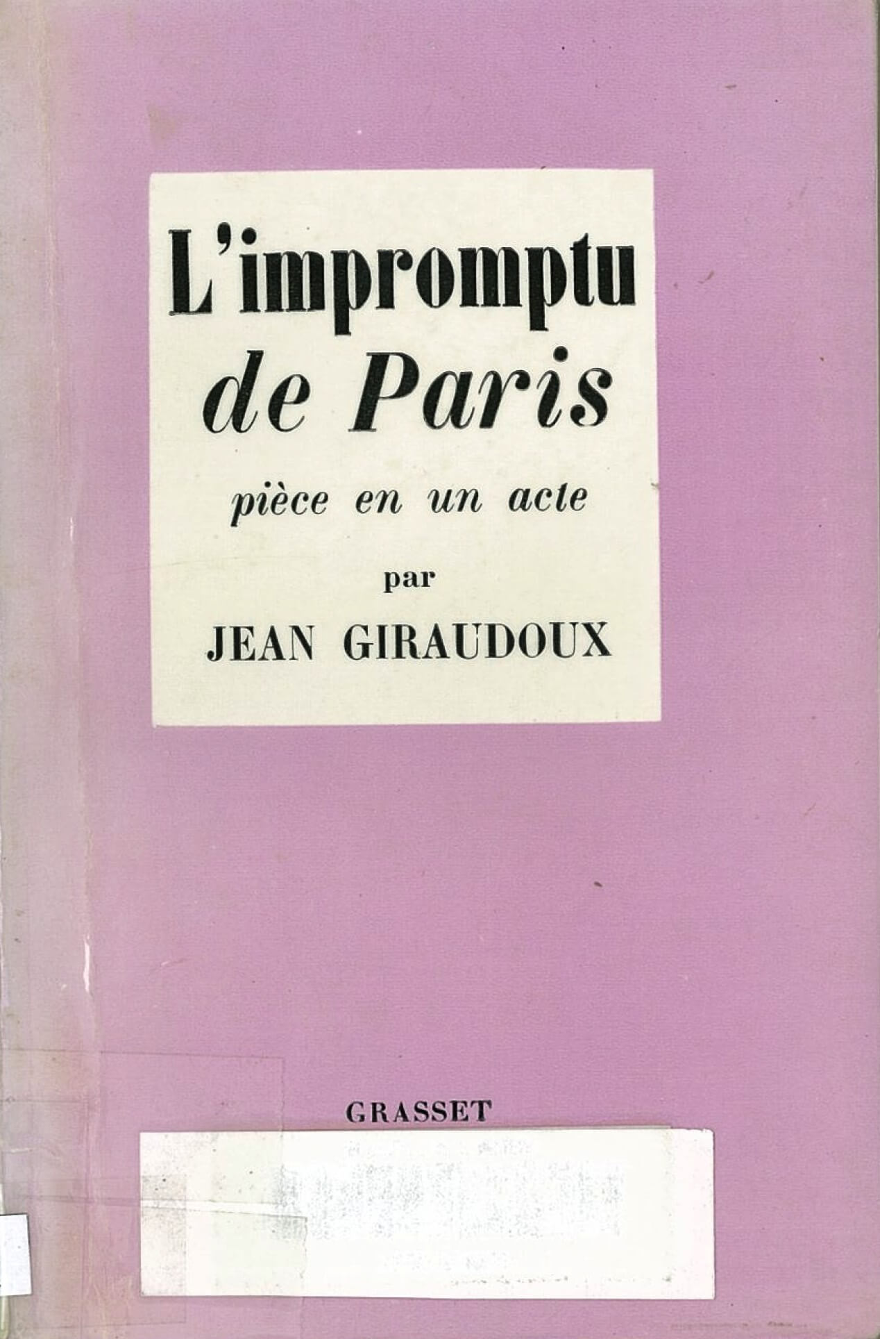 L'Impromptu de Paris - Click to enlarge picture.