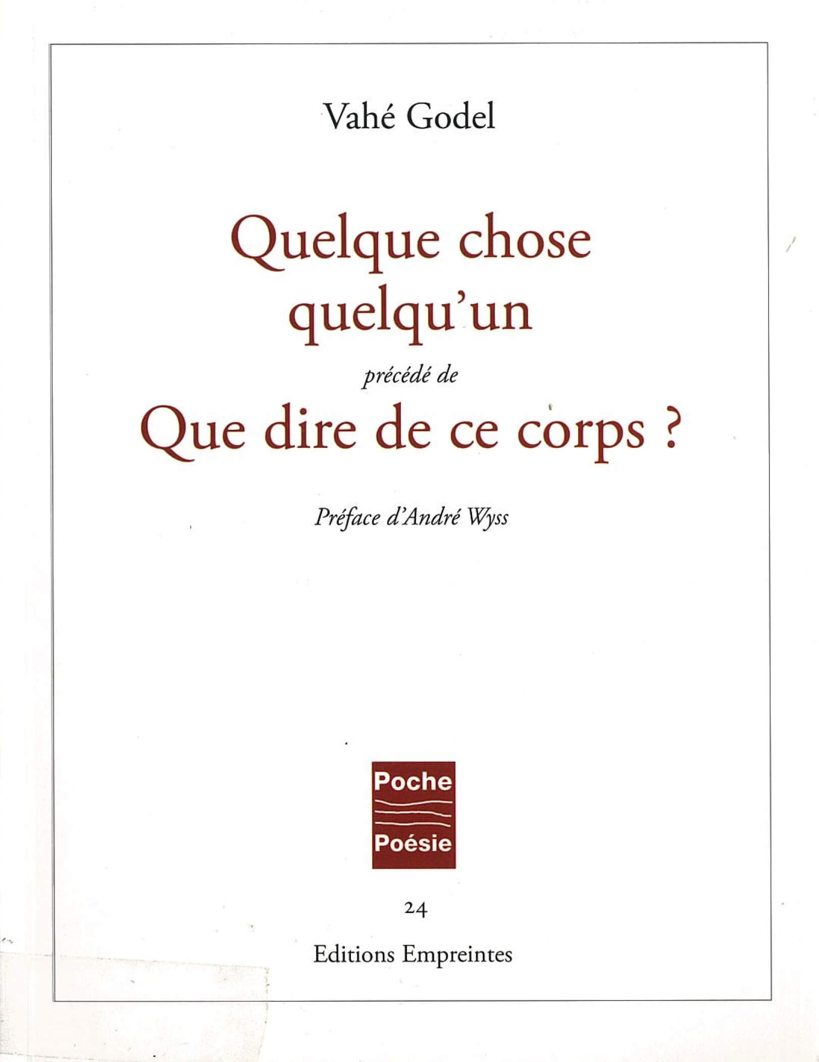 Quelque chose quelqu'un - Click to enlarge picture.