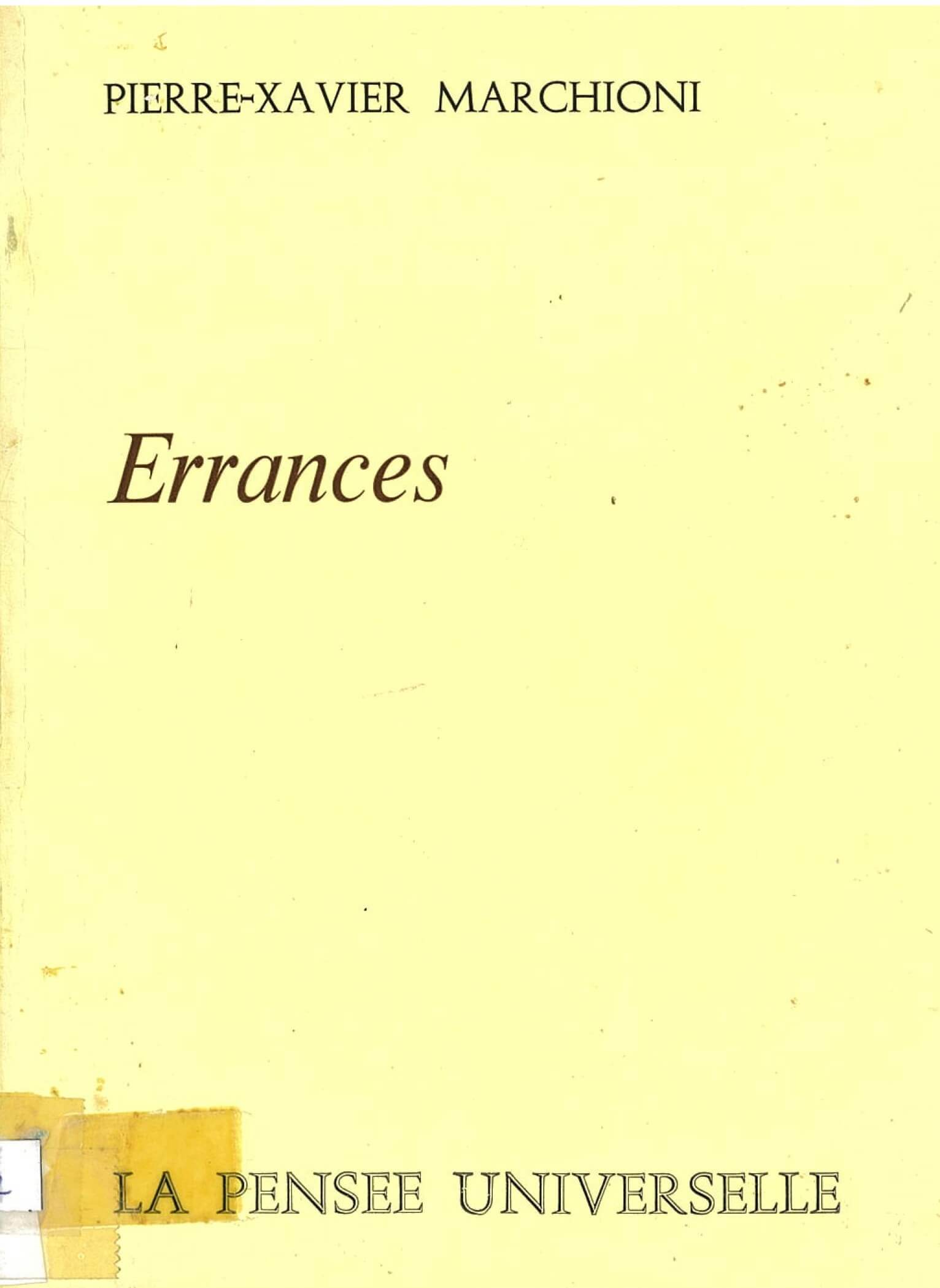 Errances - Click to enlarge picture.