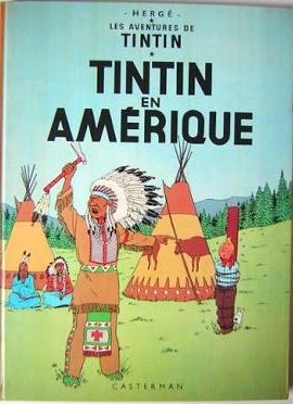 Tintin en Amérique - Click to enlarge picture.
