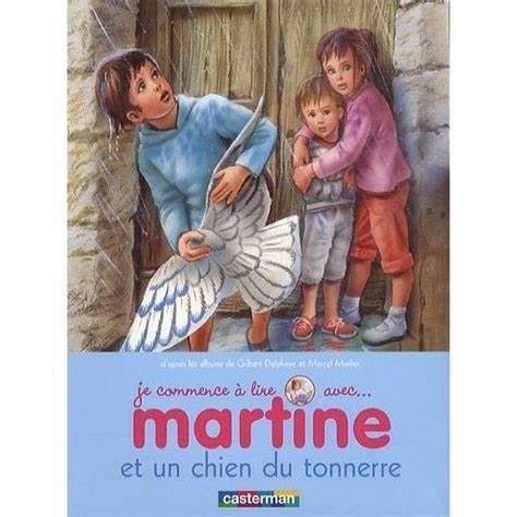 Martine et un chien du tonnerre - Click to enlarge picture.