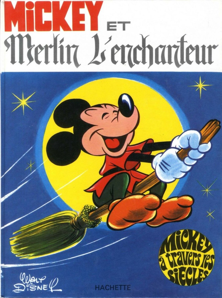 Mickey et Merlin l'Enchanteur - Click to enlarge picture.