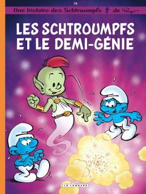 Les schtroumpfs et le demi-genie - Click to enlarge picture.