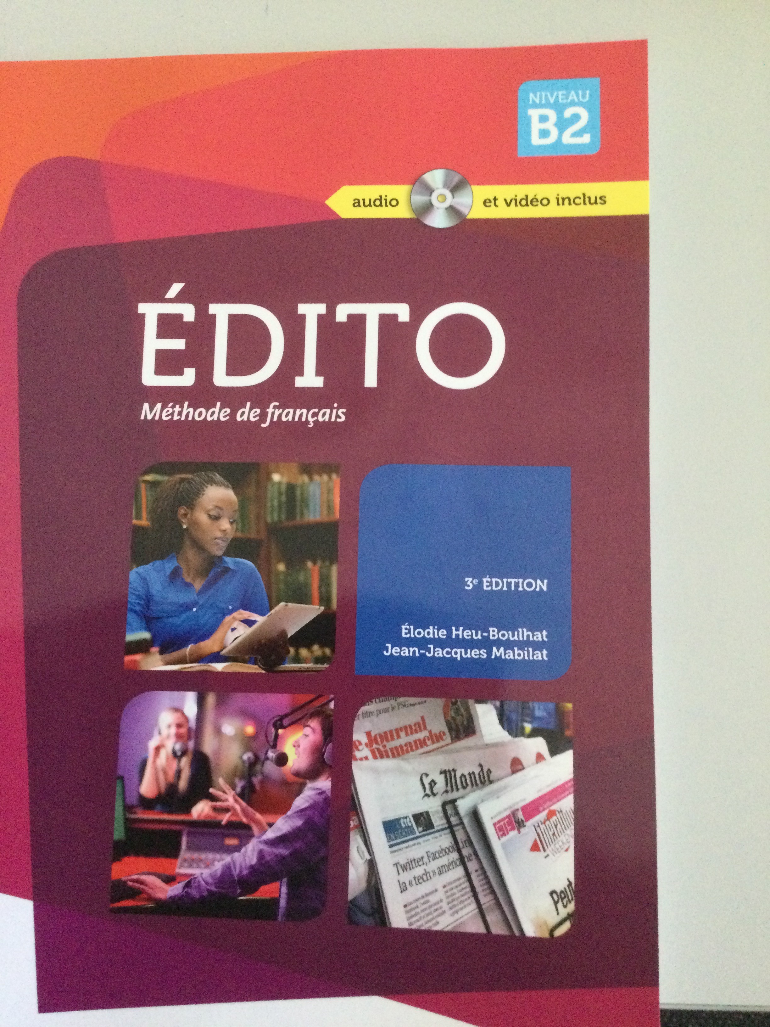 EDITO - Méthode de français - Click to enlarge picture.