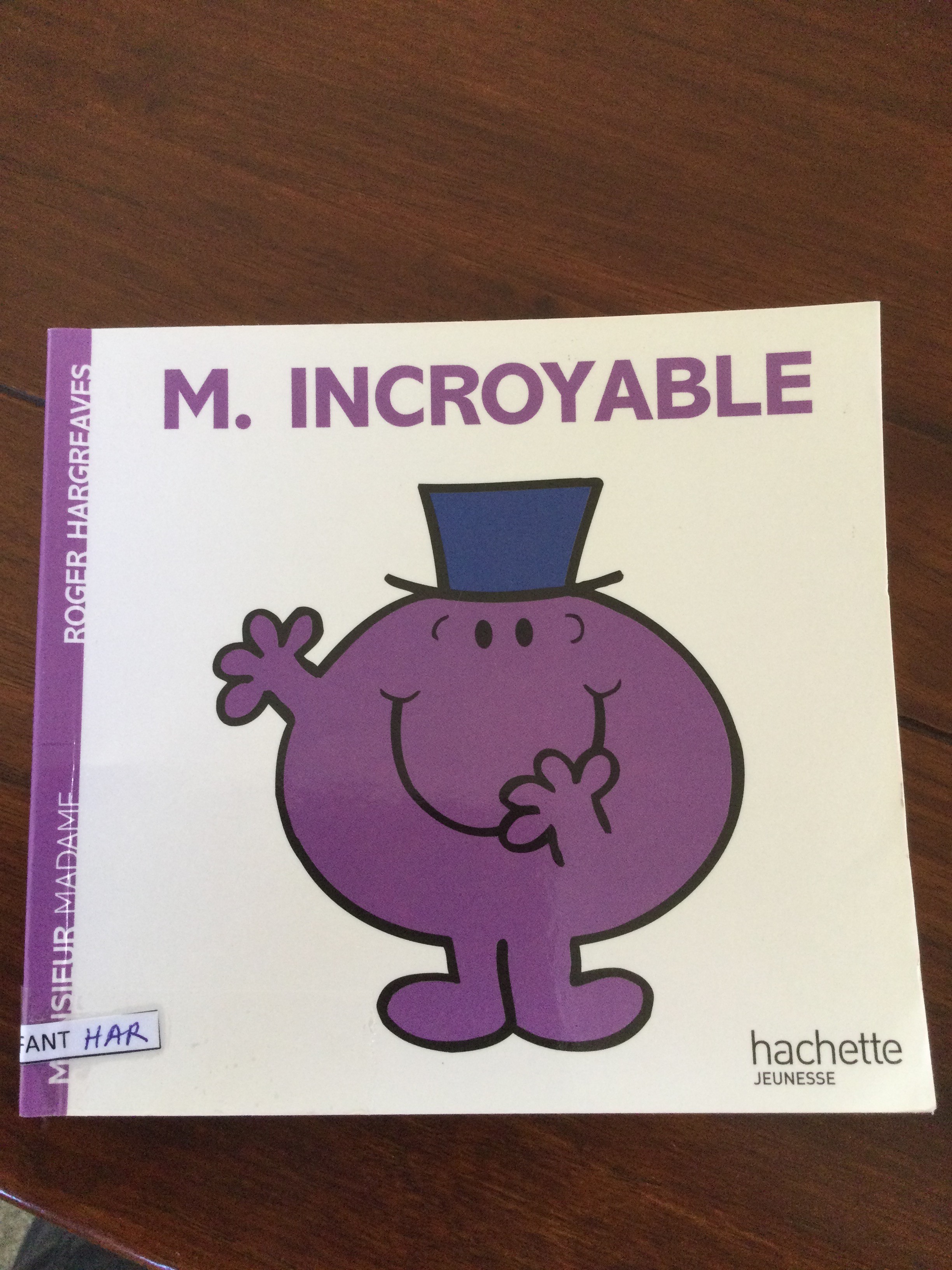 M.INCROYABLE - Click to enlarge picture.