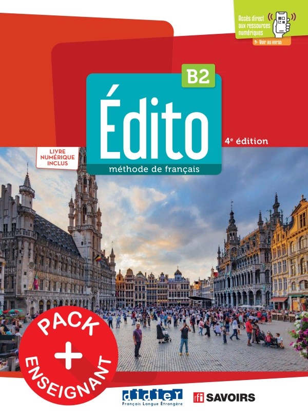 Pack Edito B2 - Méthode & Cahier d'activités 2025