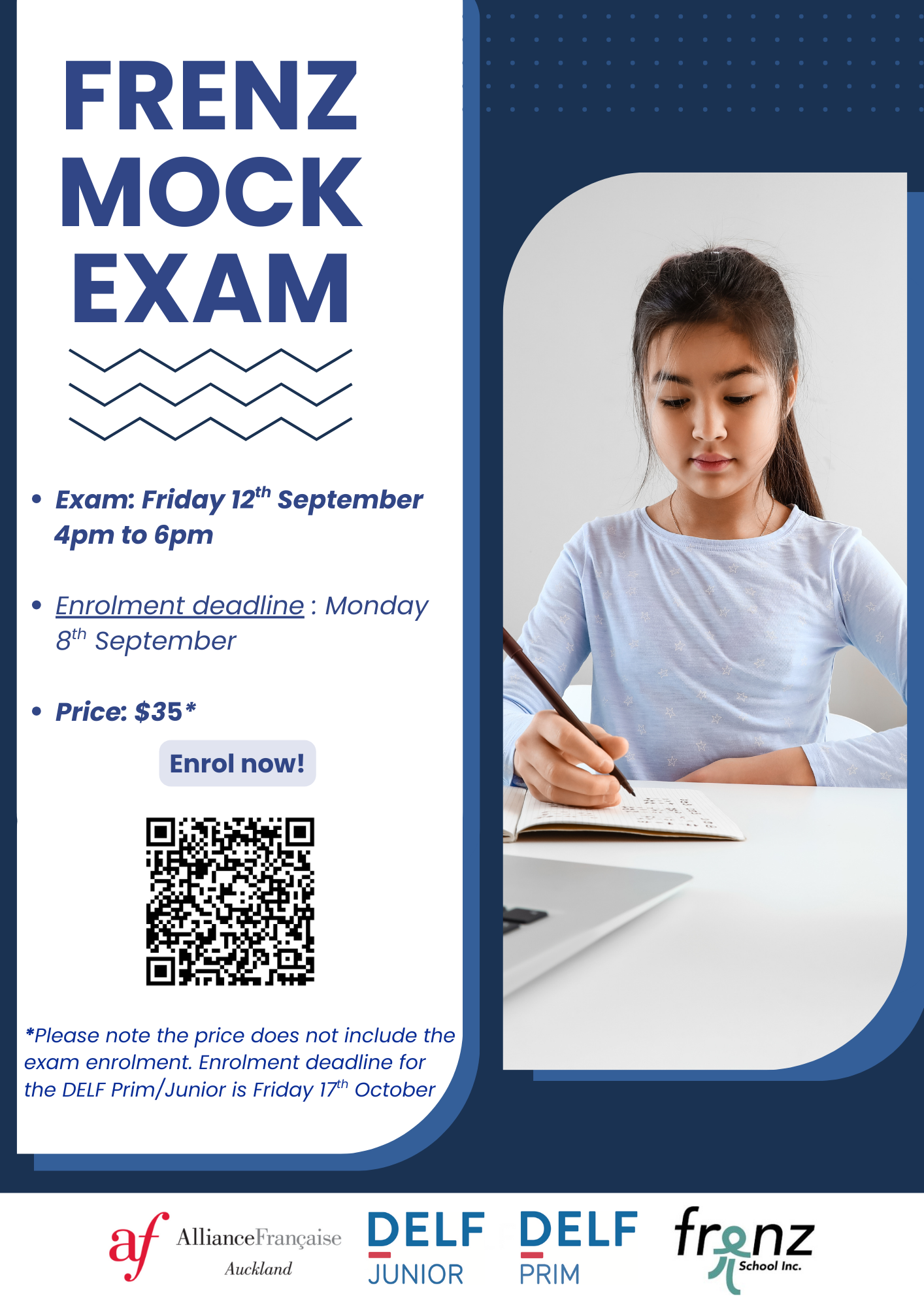 FRENZ Mock exam poster
