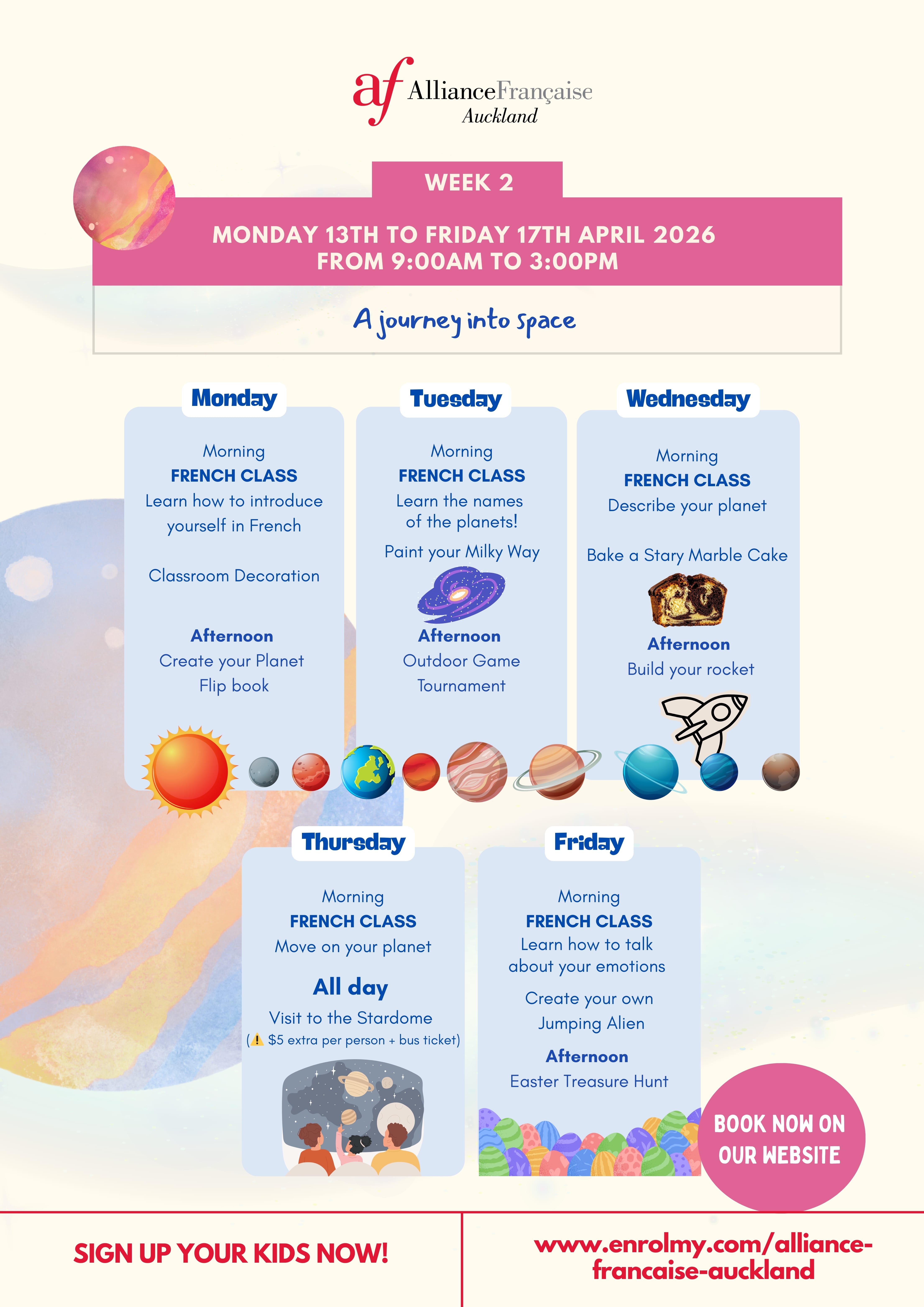 Children's Holiday Program – Journey into space