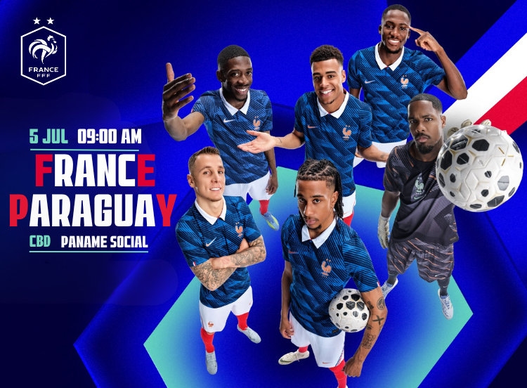Football World Cup France vs Paraguay